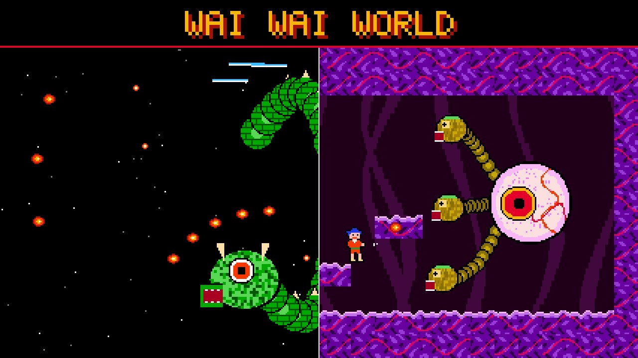 ワイワイワールド 最終決戦のゲーム画面